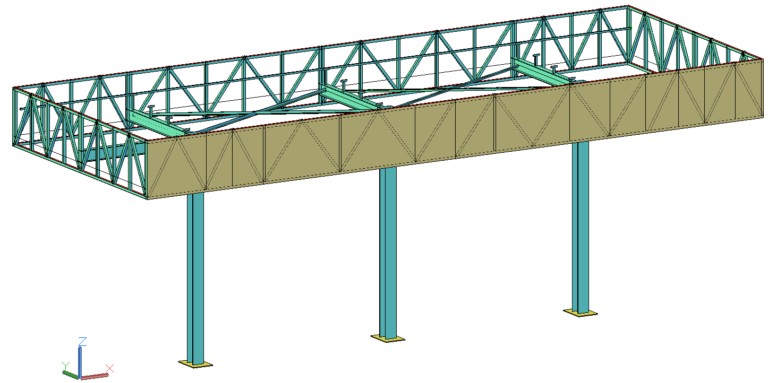 Plans auvent de station service