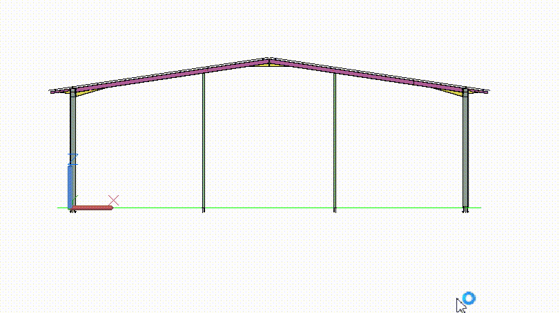 Plan hangar métallique