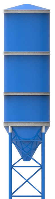 Plans détails silo ciment