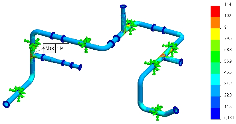 calculs de flexibilité tuyauterie